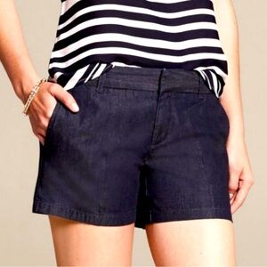Banana Republic - Chambray Denim Trouser Shorts